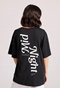 FUNKY BUDDHA-Γυναικείο t-shirt FUNKY BUDDHA FBL009-120-04 μαύρο