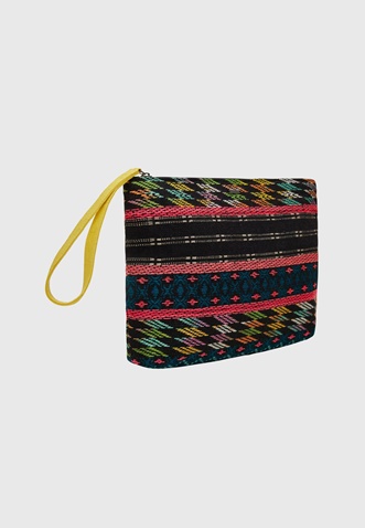FUNKY BUDDHA-Γυναικείο τσαντάκι χειρός  FUNKY BUDDHA FBL009-189-10 πολύχρωμο