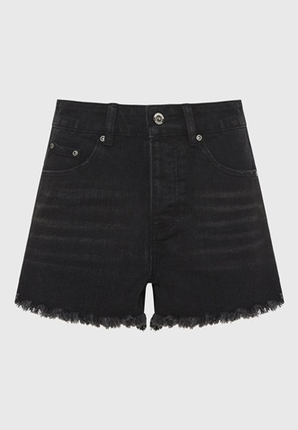 FUNKY BUDDHA-Γυναικείο τζιν σορτς FUNKY BUDDHA FBL009-167-03 μαύρο