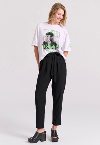FUNKY BUDDHA-Γυναικείο παντελόνι FUNKY BUDDHA FBL009-118-02 μαύρο 