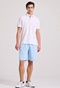 FUNKY BUDDHA-Ανδρική polo μπλούζα FUNKY BUDDHA FBM009-005-11 λευκή