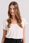 FUNKY BUDDHA-Γυναικείο t-shirt FUNKY BUDDHA FBL009-105-04 λευκό