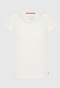 FUNKY BUDDHA-Γυναικείο t-shirt FUNKY BUDDHA FBL009-105-04 λευκό