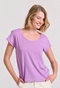 FUNKY BUDDHA-Γυναικείο t-shirt FUNKY BUDDHA FBL009-105-04 μοβ 