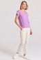 FUNKY BUDDHA-Γυναικείο t-shirt FUNKY BUDDHA FBL009-105-04 μοβ 