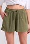 FUNKY BUDDHA-Γυναικείο σορτς FUNKY BUDDHA FBL009-103-03 χακί