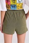 FUNKY BUDDHA-Γυναικείο σορτς FUNKY BUDDHA FBL009-103-03 χακί