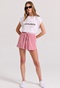 FUNKY BUDDHA-Γυναικείο σορτς FUNKY BUDDHA FBL009-103-03 ροζ