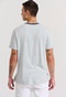 FUNKY BUDDHA-Ανδρική κοντομάνικη  μπλούζα FUNKY BUDDHA FBM009-313-04 λευκό ριγέ μπλε