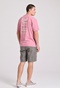 FUNKY BUDDHA-Ανδρικό t-shirt FUNKY BUDDHA FBM009-057-04 ροζ
