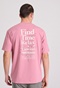 FUNKY BUDDHA-Ανδρικό t-shirt FUNKY BUDDHA FBM009-057-04 ροζ