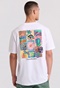 FUNKY BUDDHA-Ανδρικό t-shirt FUNKY BUDDHA  λευκό