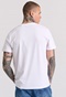 FUNKY BUDDHA-Ανδρικό t-shirt FUNKY BUDDHA FBM009-002-04 λευκό