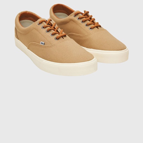 FUNKY BUDDHA-Ανδρικά casual sneakers FUNKY BUDDHA FBM009-030-08 μπεζ