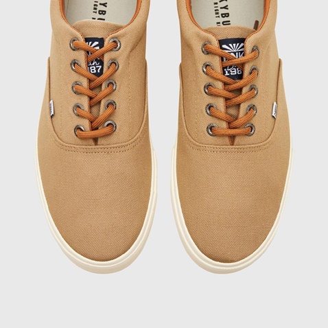 FUNKY BUDDHA-Ανδρικά casual sneakers FUNKY BUDDHA FBM009-030-08 μπεζ