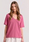 FUNKY BUDDHA-Γυναικείο t-shirt  FUNKY BUDDHA FBL009-176-04 ροζ