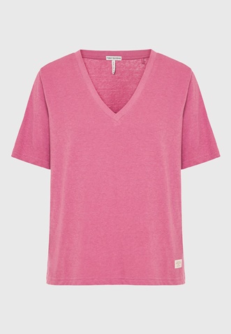 FUNKY BUDDHA-Γυναικείο t-shirt  FUNKY BUDDHA FBL009-176-04 ροζ