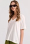 FUNKY BUDDHA-Γυναικείο t-shirt  FUNKY BUDDHA FBL009-176-04 λευκό