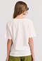 FUNKY BUDDHA-Γυναικείο t-shirt  FUNKY BUDDHA FBL009-176-04 λευκό