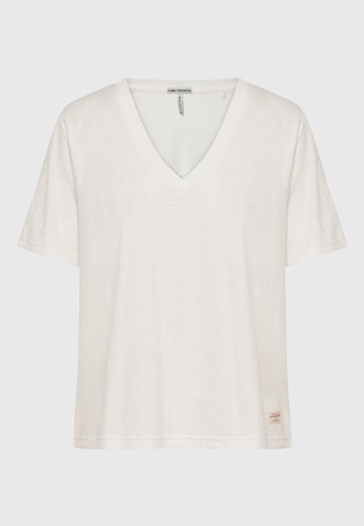 FUNKY BUDDHA-Γυναικείο t-shirt  FUNKY BUDDHA FBL009-176-04 λευκό
