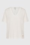 FUNKY BUDDHA-Γυναικείο t-shirt  FUNKY BUDDHA FBL009-176-04 λευκό