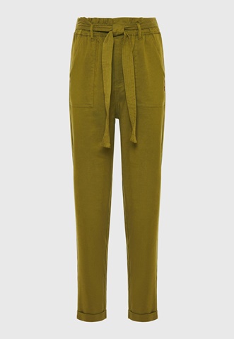 FUNKY BUDDHA-Γυναικείο cropped παντελόνι FUNKY BUDDHA FBL009-122-02 χακί 