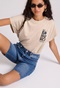 FUNKY BUDDHA-Γυναικείο τζιν βερμούδα FUNKY BUDDHA FBL009-162-03 μπλε