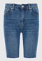 FUNKY BUDDHA-Γυναικείο τζιν βερμούδα FUNKY BUDDHA FBL009-162-03 μπλε