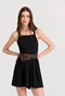 FUNKY BUDDHA-Γυναικεία ολόσωμη φόρμα σορτς  FUNKY BUDDHA  FBL009-100-12 μαύρη