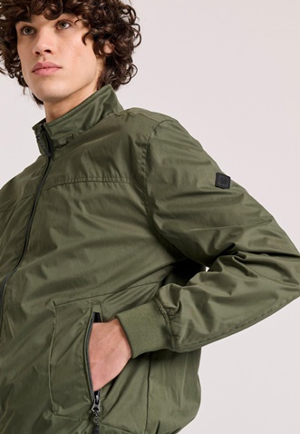 FUNKY BUDDHA-Ανδρικό bomber μπουφάν FUNKY BUDDHA FBM009-004-01 χακί