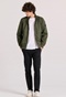 FUNKY BUDDHA-Ανδρικό bomber μπουφάν FUNKY BUDDHA FBM009-004-01 χακί