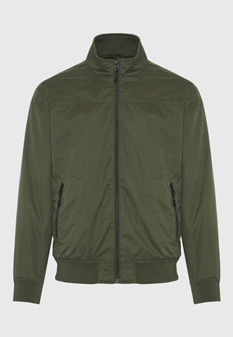 FUNKY BUDDHA-Ανδρικό bomber μπουφάν FUNKY BUDDHA FBM009-004-01 χακί