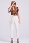 FUNKY BUDDHA-Γυναικείο cropped παντελόνι FUNKY BUDDHA FBL009-118-02 λευκό 