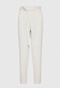 FUNKY BUDDHA-Γυναικείο cropped παντελόνι FUNKY BUDDHA FBL009-118-02 λευκό 