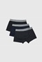 FUNKY BUDDHA-Σετ από 3 ανδρικά εσώρουχα boxer FUNKY BUDDHA FBM009-087-10 μαύρο μπλε