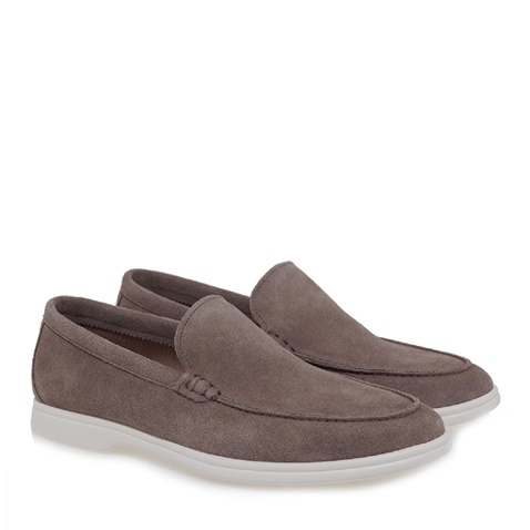 JK LONDON-Ανδρικά loafers JK LONDON U592A0131 γκρι