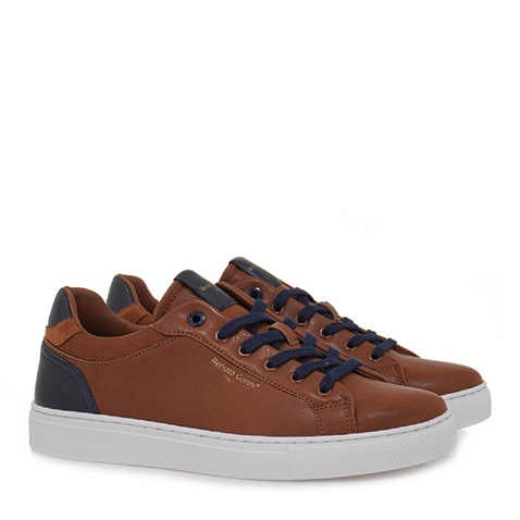 RENATO GARINI-Ανδρικά casual sneakers RENATO GARINI T57006211 καφέ