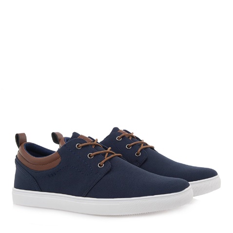 JK LONDON-Ανδρικά casual δετά παπούτσια JK LONDON U592A7851 μπλε