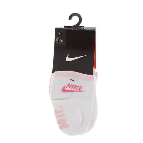 NIKE-Βρεφικές κάλτσες σετ Nike λευκές,ροζ