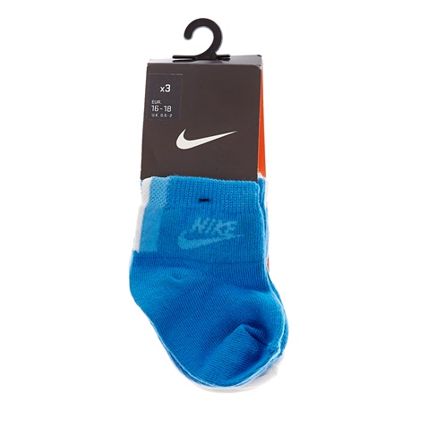 NIKE-Βρεφικές κάλτσες σετ Nike λευκές,μπλε
