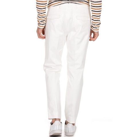 SCOTCH & SODA-Ανδρικό chino παντελόνι SCOTCH & SODA λευκό