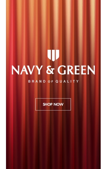 NAVY & GREEN BACK TO ESSENTIALS