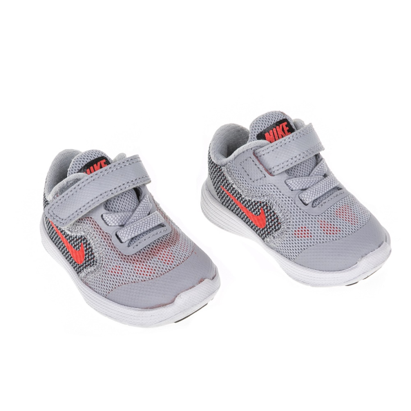 Βρεφικά παπούτσια NIKE REVOLUTION 3 (TDV) γκρι Παιδικά