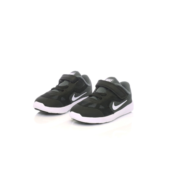 Παιδικά αθλητικά παπούτσια NIKE REVOLUTION 3 (TDV) μαύρα-γκρι  Παιδικά