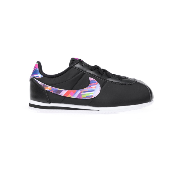Παιδικά παπούτσια NIKE CORTEZ NYLON PRINT (PS) μαύρα