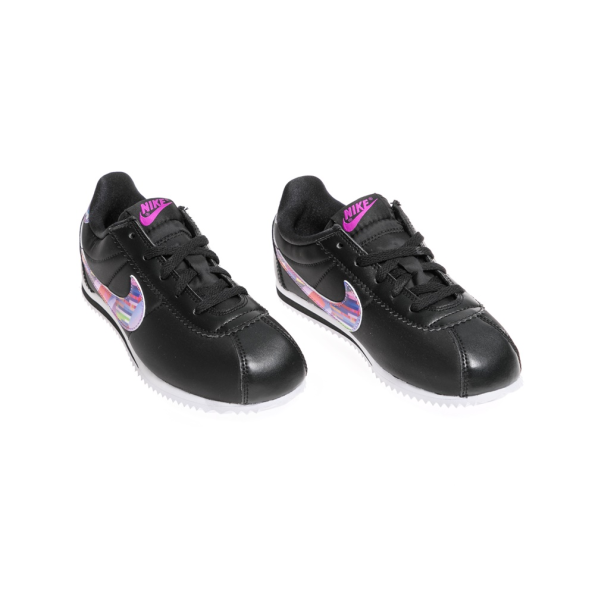 Παιδικά παπούτσια NIKE CORTEZ NYLON PRINT (PS) μαύρα Παιδικά