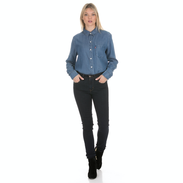 Γυναικείο jean παντελόνι LEVIS HIGH RISE SKINNY LONE WOLF μπλε Γυναικεία