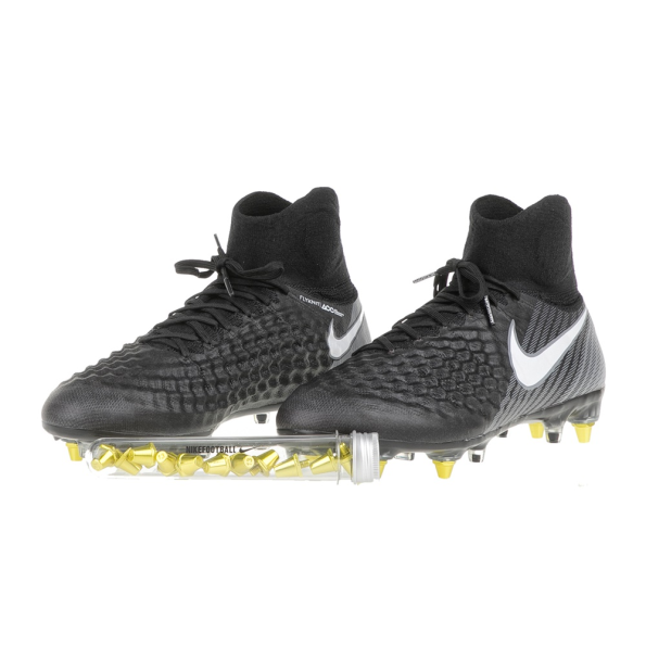 Ανδρικά ποδοσφαιρικά παπούτσια Nike MAGISTA OBRA II SG-PRO AC μαύρα-γκρι Ανδρικά