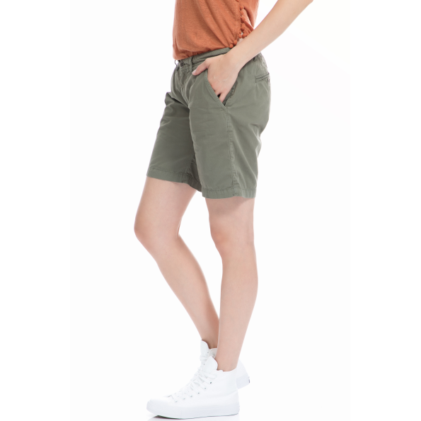 Γυναικεία βερμούδα 40-WEFT χακί Γυναικεία