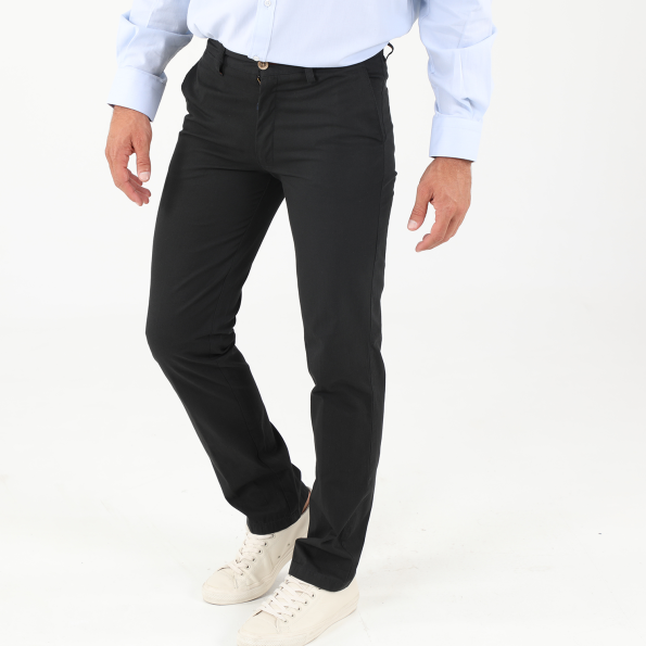 Ανδρικό chino παντελόνι DORS 2019029 dobby μπλε Ανδρικά